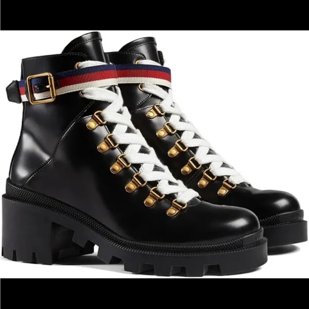 NWT Gucci Sylvie Leather Bootie